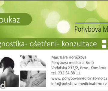 dárkový poukaz na terapii